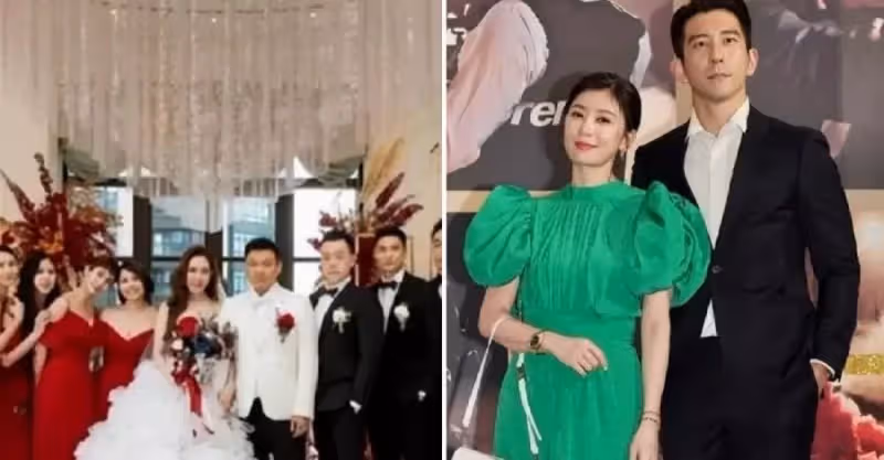 知名導演結婚現場曝光，賈靜雯帶老公現身，邱澤許瑋甯反倒像新人