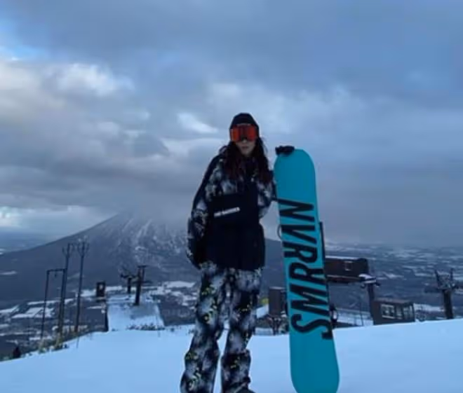 陳奕迅妻子赴日本度假，滑雪場內空空蕩蕩，直言回到最喜歡的地方