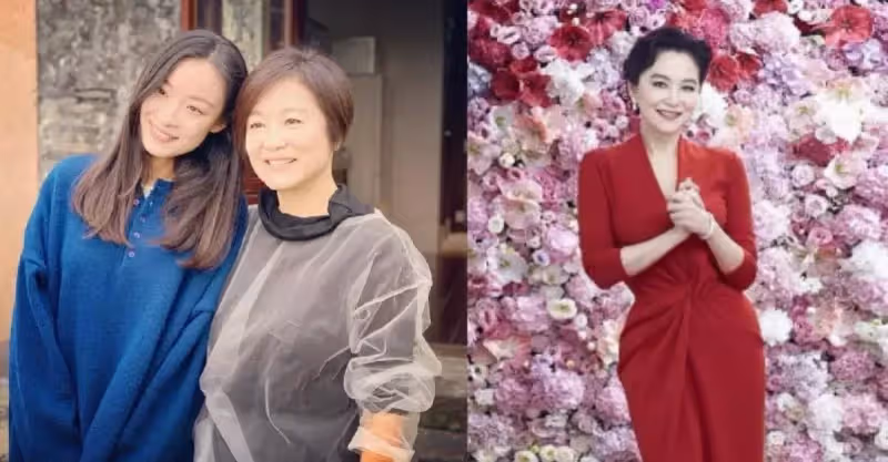 女星倪妮也追星，還是林青霞的小迷妹？65歲林青霞素顏依舊美