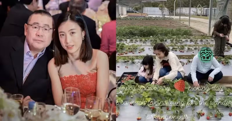 劉鑾雄小兒子罕露面，圓潤壯實與父極像，年僅9歲擁有上億股份，網友：贏在了起跑線上