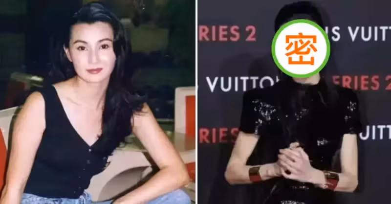 57歲張曼玉新造型亮相，亮面緊身衣配緊腿褲，護膝成了裝飾品，網友：胖一點更好看，很有氣質！