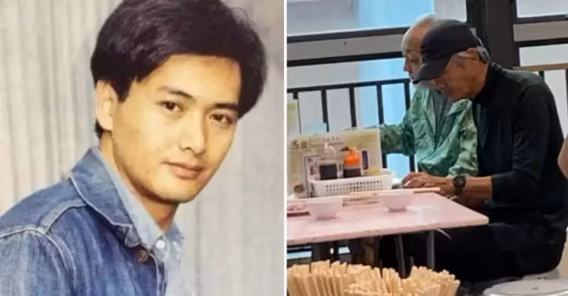 66歲周潤發在「菜市場」內吃飯！桌上菜品太簡樸，穿運動服肌肉健碩！
