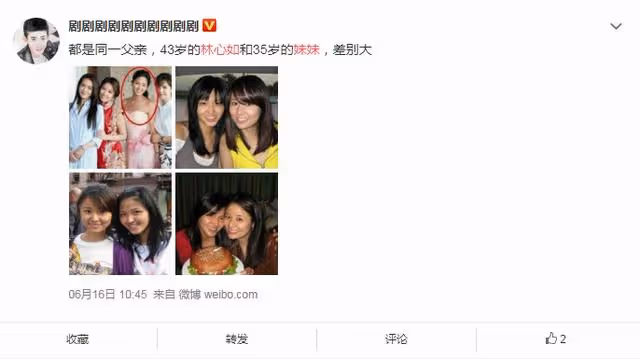 林心如妹妹曝光!赴美求學「短暫當過藝人」 相差9歲「同父異母」姊妹情深