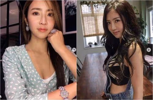不滿！TVB美女主持利穎怡合照時胸前出現男人手，疑被對方占便宜