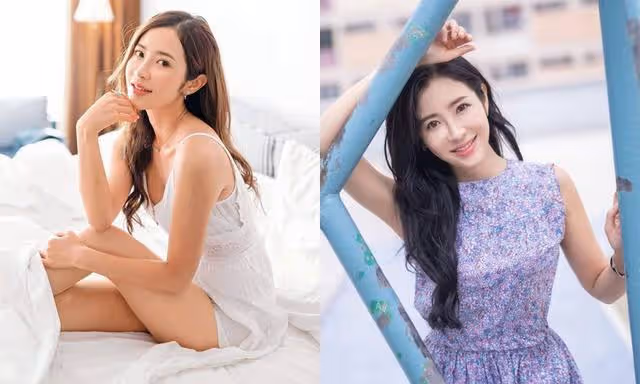 不滿！TVB美女主持利穎怡合照時胸前出現男人手，疑被對方占便宜