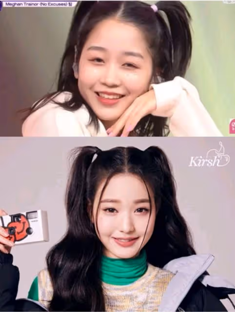 韓選秀女團成員，跟前IZONE成員張元英長得完全一樣？
