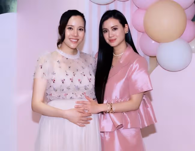 甄子丹小姨子嫁豪門2年懷孕，辦奢華產前派對，30位貴婦盛裝出席