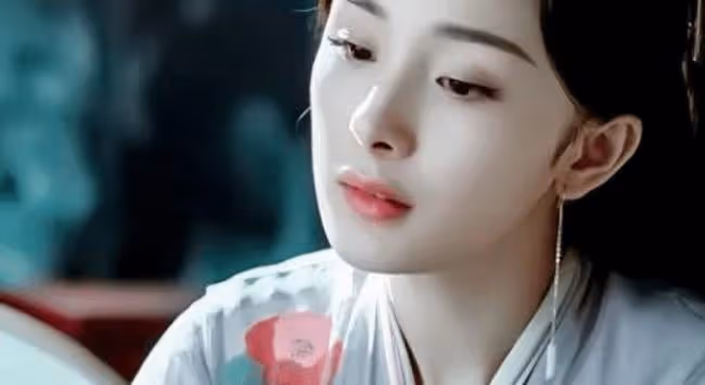 《三生三世十里桃花》:楊冪的臉配上高冰翡翠耳墜,美得像畫中人