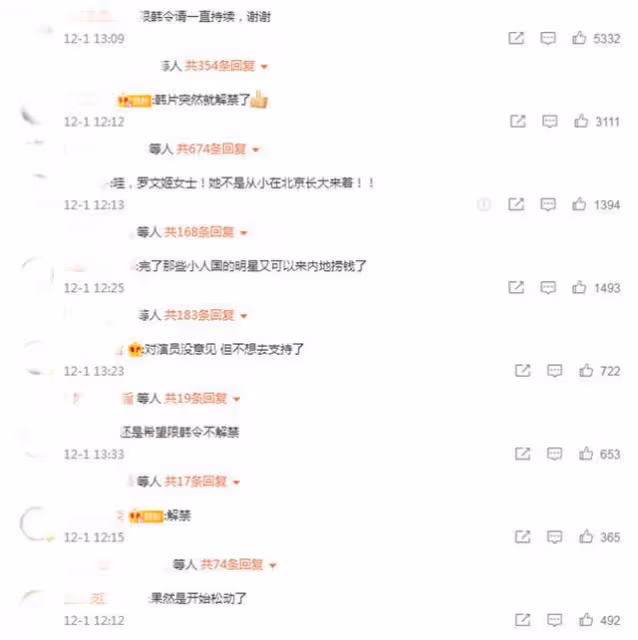 帳號解禁、藝人簽約，作品時隔6年內地上映，新一波「韓流」來襲