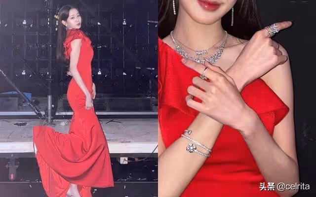 2021AAA頒獎當天身著2億4千萬韓元寶石的張元英，女神的無限潛力