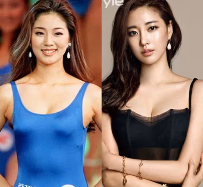 她是毫無疑問的韓國美女，演過《秘密花園》的金莎朗，總在休息中