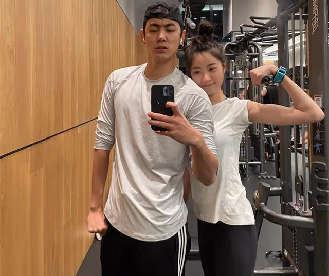 紀凌塵曬新女友健身照，網友扒出女方身份信息，是韓國職業模特