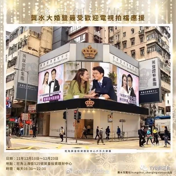 「龔水黨」落重本!呂慧儀張景淳大型廣告Selfie謝粉絲