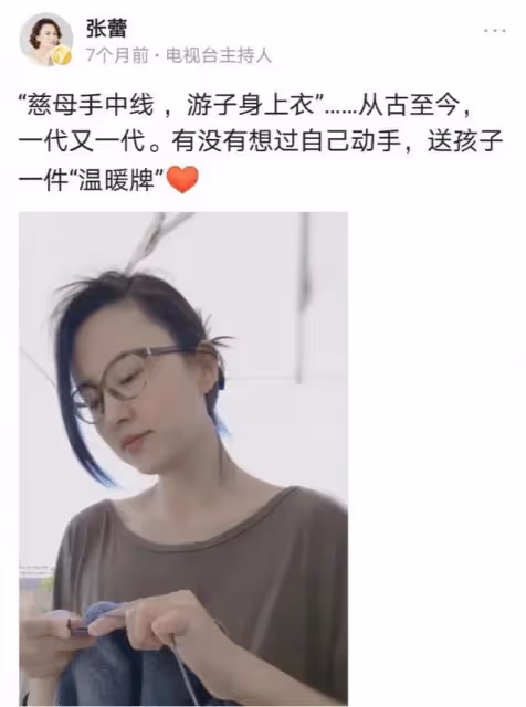 央視主持張蕾:被楊帆暗戀多年,有緣無分,嫁普通生意人生一子