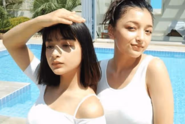 日本「混血姐妹花」火了，堪稱天使與魔鬼的結合，網友：娛樂圈等你來
