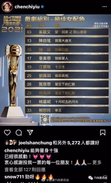 【激罕互贊】王浩信公開力撐奪女配 陳自瑤回禮:支持你!