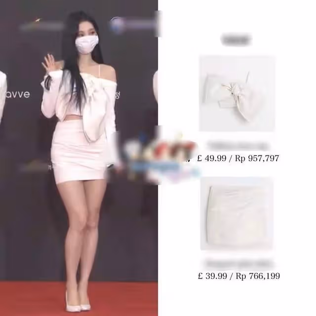韓國紅毯明星尷尬現場:同台撞衫700元服裝,造型全白被嘲像奔喪