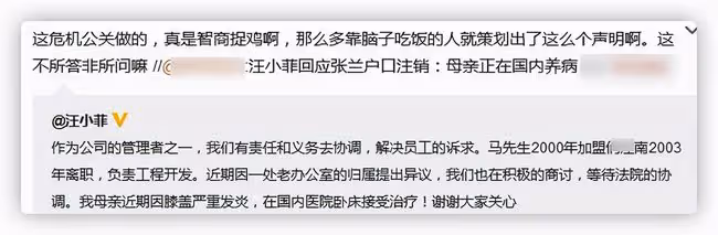 王思聰也下場吃瓜，炮轟汪小菲是死鴨子嘴硬，曬聊天記錄信息量大