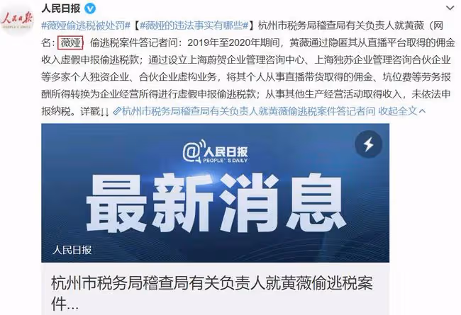 薇婭逃稅13.41億,這張美麗的外表下,藏了一顆無比貪婪的心