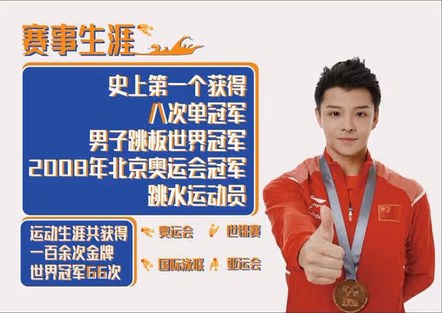 中國歷史上戰績最輝煌的男子跳板選手