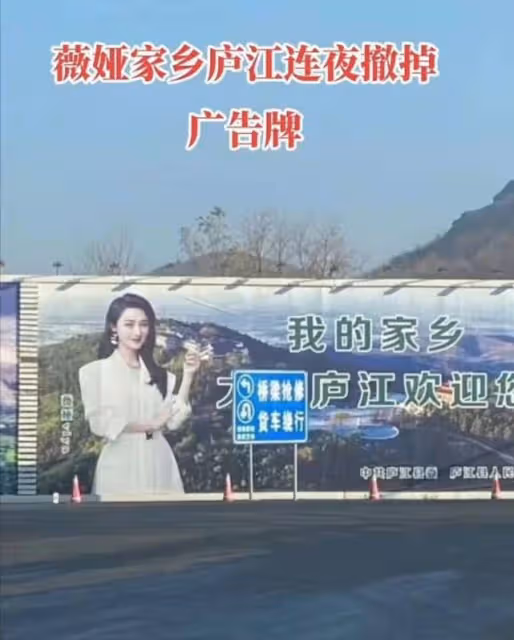 薇婭出事之後,家鄉連夜換掉她的廣告牌,換成了以史為鑑的宣傳語