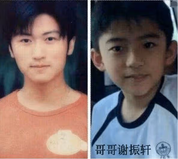張柏芝被兩個兒子夾擊吻，大兒子酷似謝霆鋒，網友：簡直一模一樣