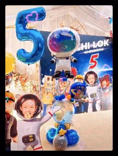42歲女星為兒子高調慶生,神秘富商老公罕出鏡,被嘲諷太老像父女
