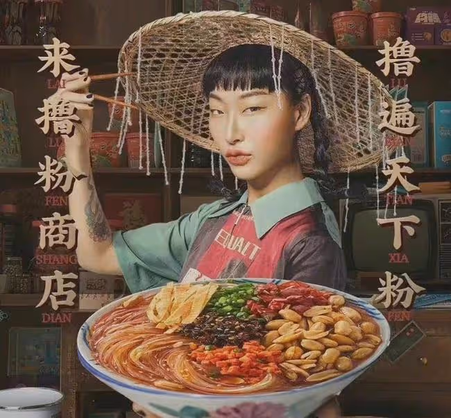 知名國產品牌陷辱華爭議,模特圖吊梢眯眯眼,女星陳碧舸無辜被罵