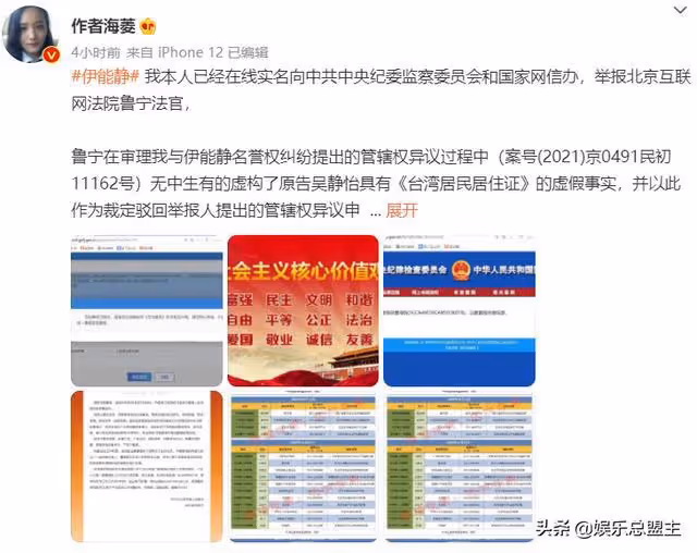 伊能靜遭知名博主實名舉報，來大陸只為圈錢，兒子更是「斷背山」