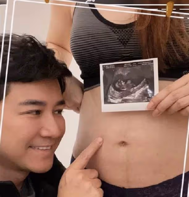 恭喜!47歲男星終於將當爸,捧36歲妻子孕肚笑容滿面,結婚剛2月