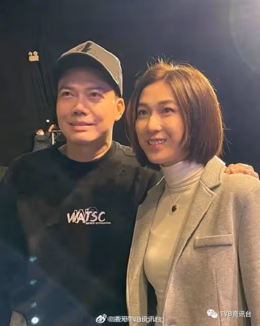 為爭視後四出「拉票」 鍾嘉欣巧遇老友謝天華