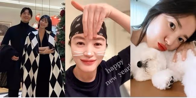 韓藝瑟男友和宋慧喬的狗,BTS和智秀也新年問候