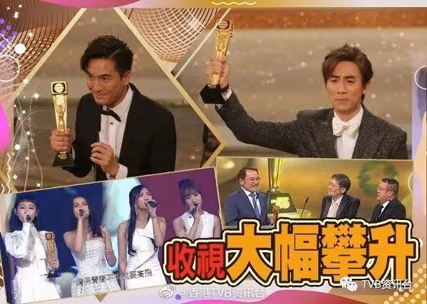 TVB台慶頒獎禮收視報捷!曾志偉劉丹頒獎最高收29.1點