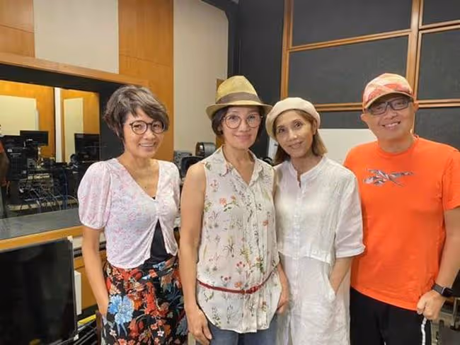 韓馬利姐妹罕同框,妹妹美貌出眾曾參加港姐,與翁美玲是同屆佳麗