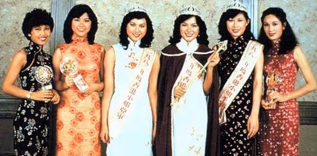 韓馬利姐妹罕同框,妹妹美貌出眾曾參加港姐,與翁美玲是同屆佳麗