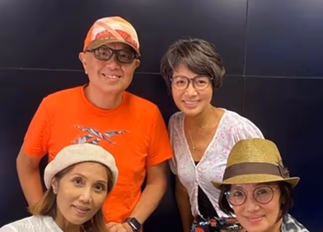 韓馬利姐妹罕同框,妹妹美貌出眾曾參加港姐,與翁美玲是同屆佳麗