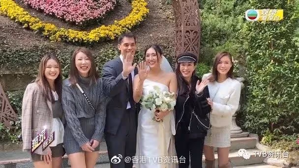 恭喜恭喜!TVB女主播嫁美日混血男友