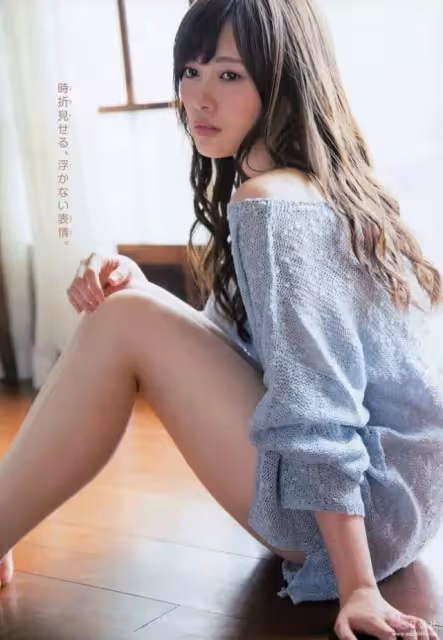 側顏殺？不不，每個少年心裡的白石麻衣都是完美的