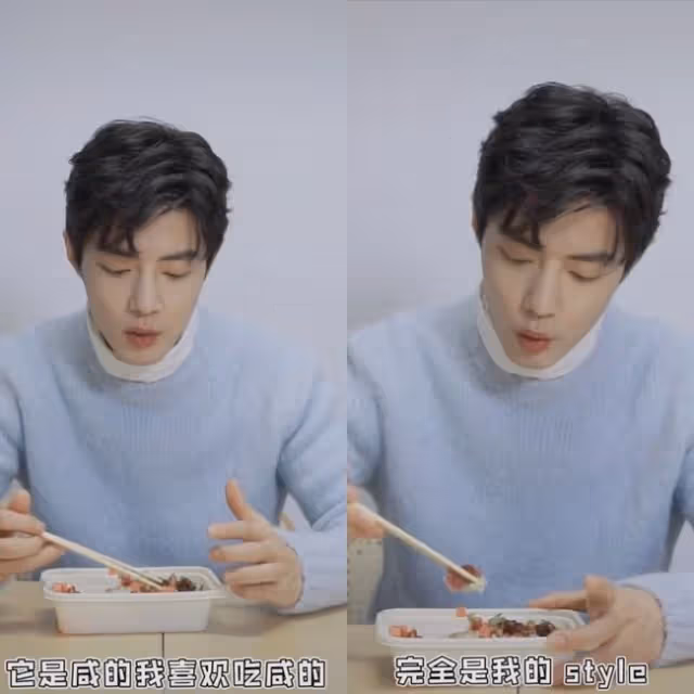 肖戰的小寒挑戰,一個小細節露溫柔,真是奇奇怪怪又可可愛愛