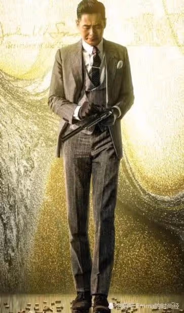 周潤發沒有一米八,他當身高參照物,猜猜劉德華黃曉明真實身高