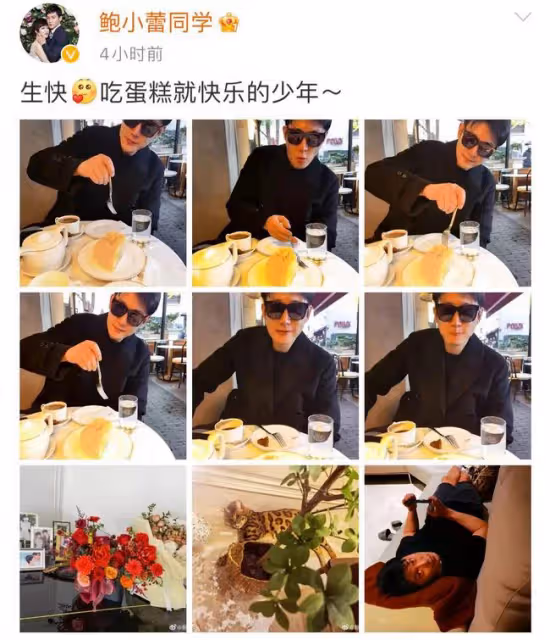 陸毅曬照慶46歲生日,手牽倆女兒超幸福,13歲貝兒身高超爸爸肩膀