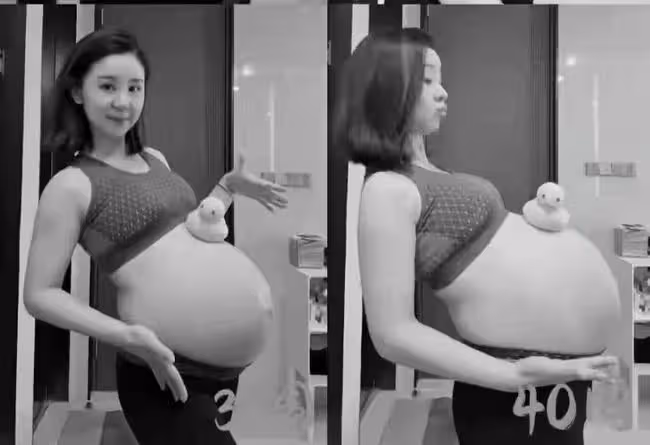 李小萌為小兒子慶滿月,身材恢復像往常,王雷抱兒子動作搞怪超甜