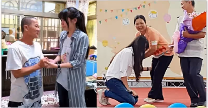 不忘養育恩！住寄養家庭半年「突然被生母帶走」　苦尋20年重逢「當場下跪叩謝」：無私的愛成就了我