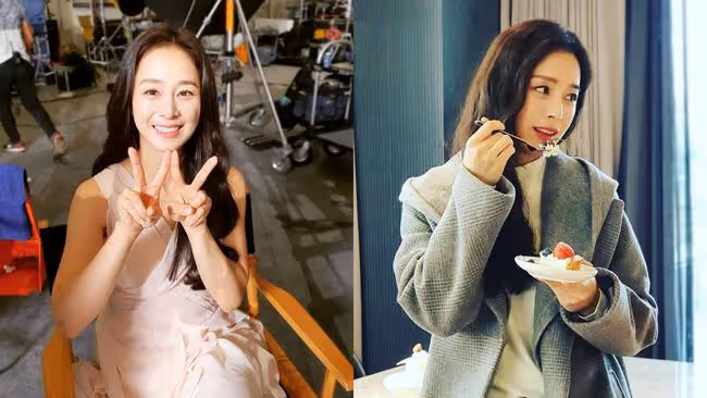 金泰希曬火辣照！40歲二寶媽不節食靠「健身」維持逆天身材