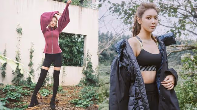 少女時代「長腿代表」秀英，擁有深邃的腹肌，好身材令人羨慕