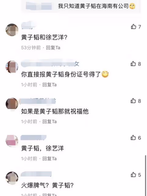 娛記曝當紅男星和女愛豆三亞私會，被偶遇深夜同住，黃子韜被懷疑