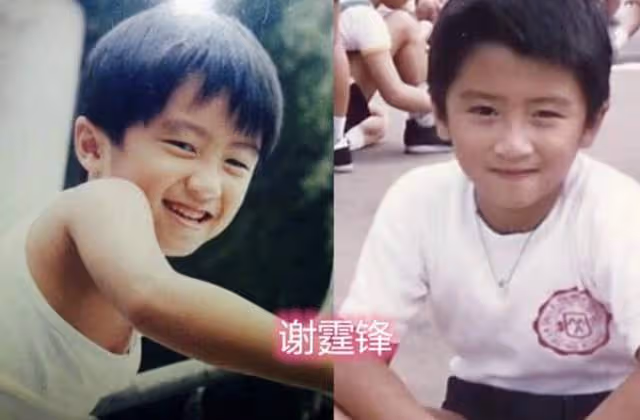 張柏芝兩個兒子長大了!貼臉親吻顯溫馨,14歲哥哥側臉太像謝霆鋒
