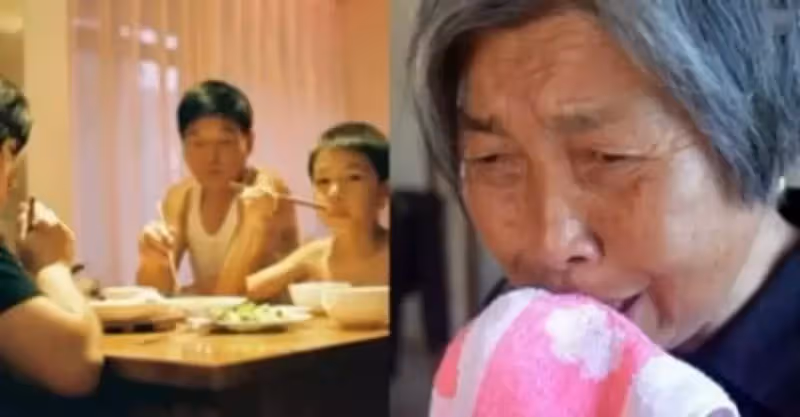 養子接我一起過年，飯桌上孫子嫌飯菜不好吃摔了飯碗，我卻感動的拿出三十萬送給他們
