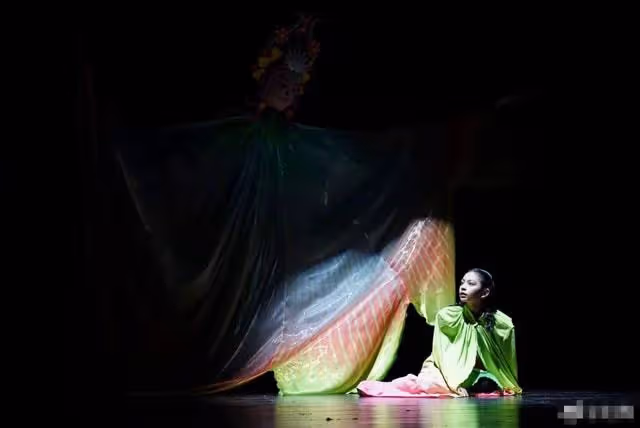 劉燁曬兒女話劇照,11歲諾一眼神深邃現表演天賦,妹妹高顏值搶眼