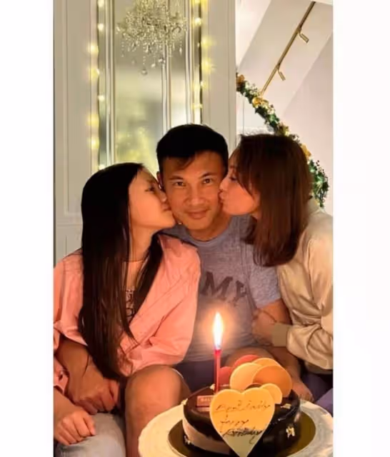 好溫馨!香港知名男星12歲愛女生日,一家三口於豪宅內一同慶祝